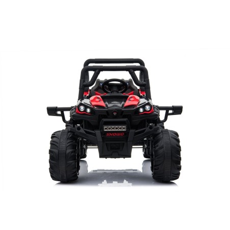 Auto Macchina Elettrica Fuoristrada Racing 2 Posti 12V per Bambini porte apribili Con telecomando (Rossa)