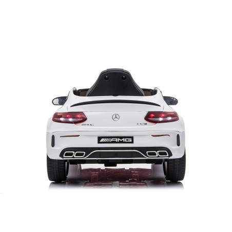 Auto Elettrica per Bambini 12V Mercedes C63 AMG Porte Apribili con telecomando