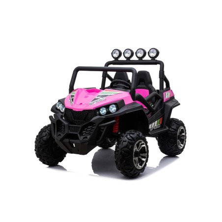 Auto Macchina Elettrica New Polar 24V per Bambini 2 Posti Full Optional Sedile Regolabile E telecomando (Rosa)