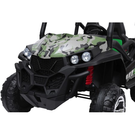 Auto Macchina Elettrica jeep New Polar 24V Militare per Bambini 2 Posti Full Optional Sedile Regolabile E telecomando 