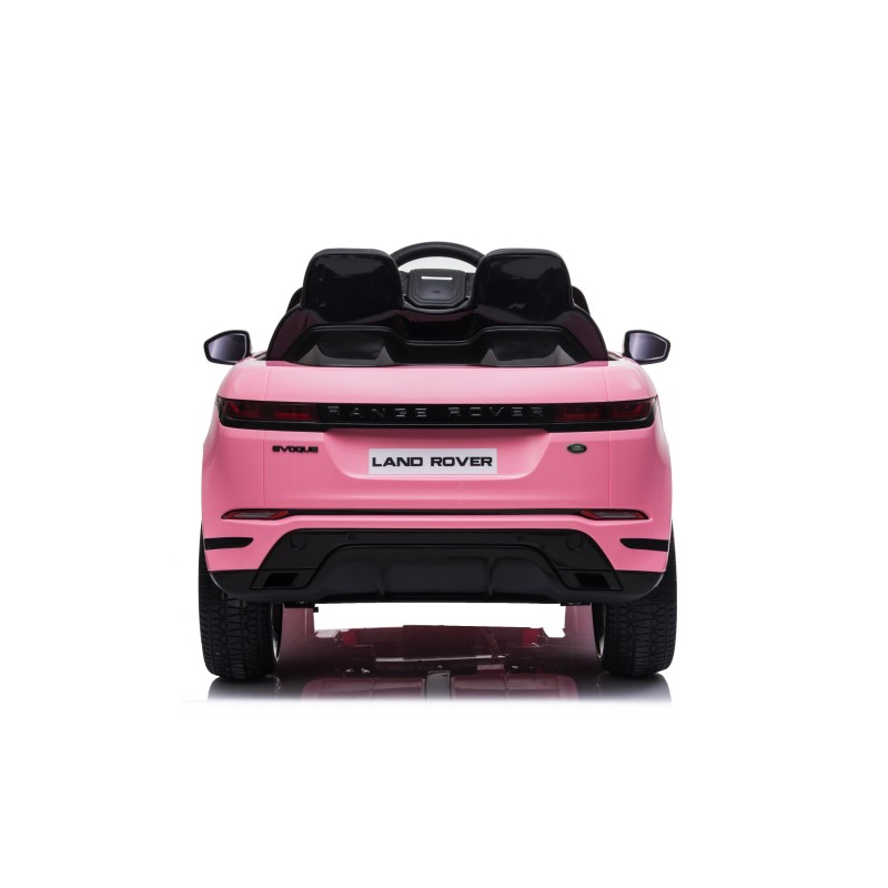 Auto Macchina Elettrica Range Rover Evoque 12V per Bambini porte apribili Con telecomando Full accessori (ROSA)