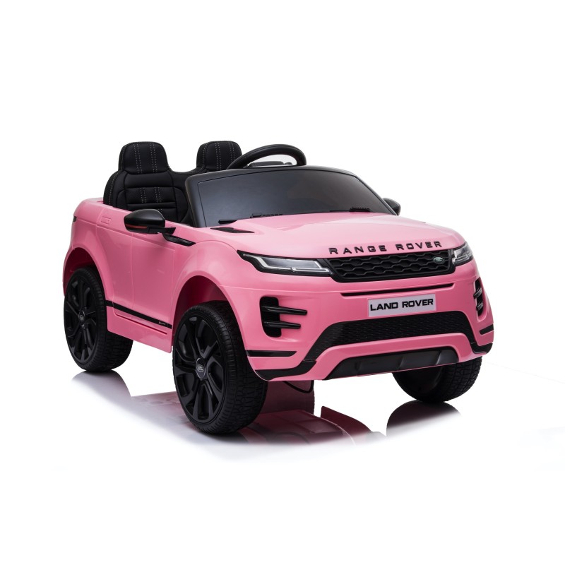 Auto Macchina Elettrica Range Rover Evoque 12V per Bambini porte apribili Con telecomando Full accessori (ROSA)