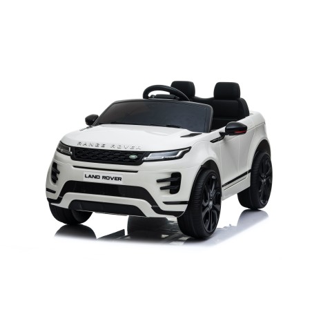 Auto Macchina Elettrica Range Rover Evoque 12V per Bambini porte apribili Con telecomando Full accessori (BIANCA)