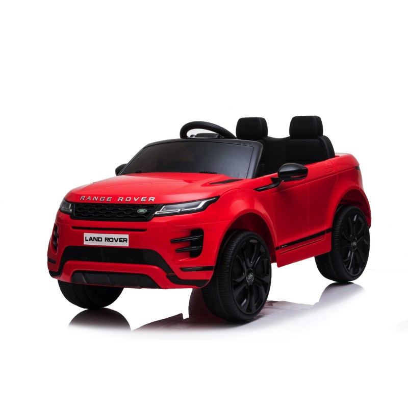 Auto Macchina Elettrica Range Rover Evoque 12V per Bambini porte apribili Con telecomando Full accessori (ROSSA)
