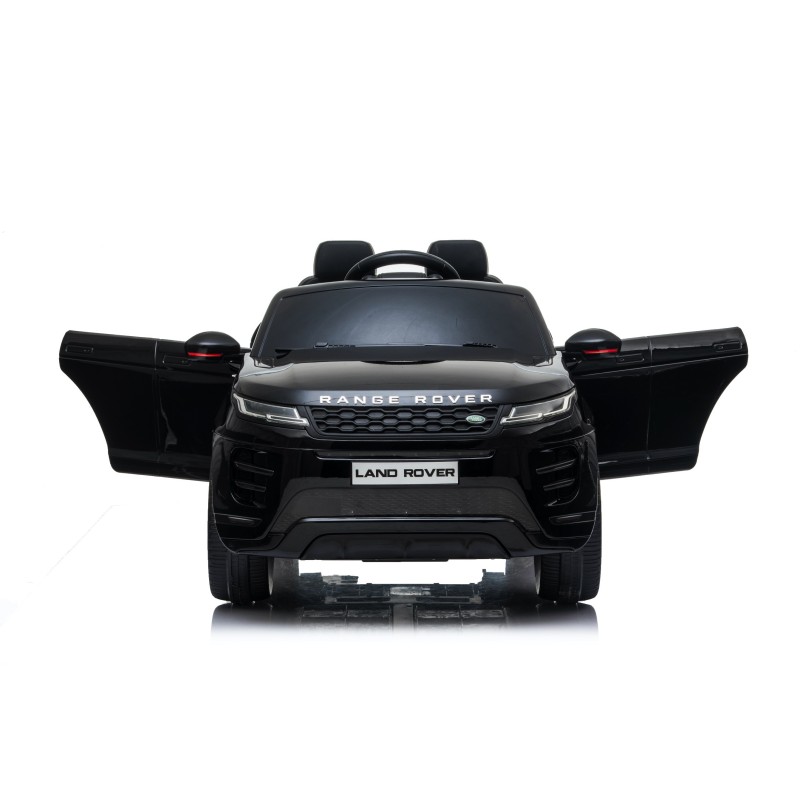 Auto Macchina Elettrica Range Rover Evoque 12V per Bambini porte apribili Con telecomando Full accessori (NERO)