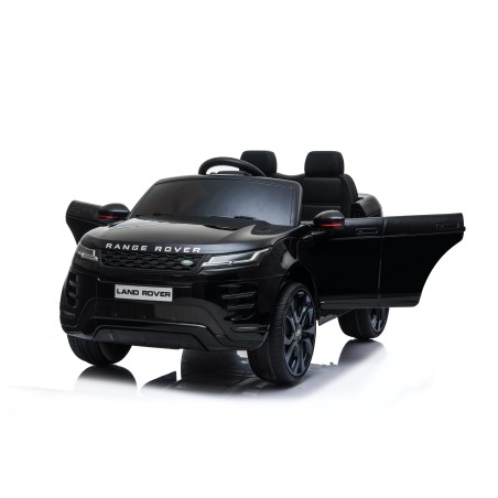 Auto Macchina Elettrica Range Rover Evoque 12V per Bambini porte apribili Con telecomando Full accessori (NERO)