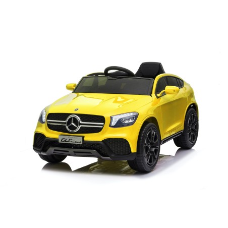 Auto Macchina Elettrica per Bambini 12V Mercedes GLC Coupè Concept con telecomando Gialla