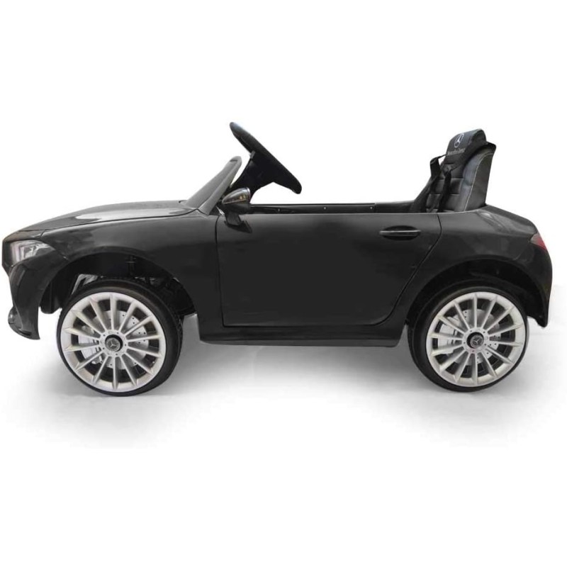 Auto Macchina Elettrica per Bambini 12V Mercedes CLS 350 AMG con Sedile in Pelle Telecomando 2.4 GHz Porte Apribili e MP3