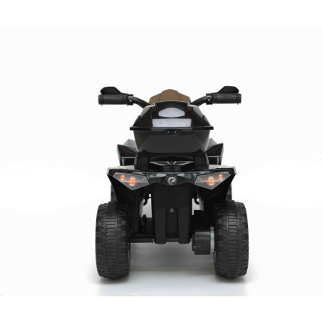 Quad Elettrico Per Bambini Racer verde con luci suoni Mp3 bauletto marcia avanti indietro e accellelratore