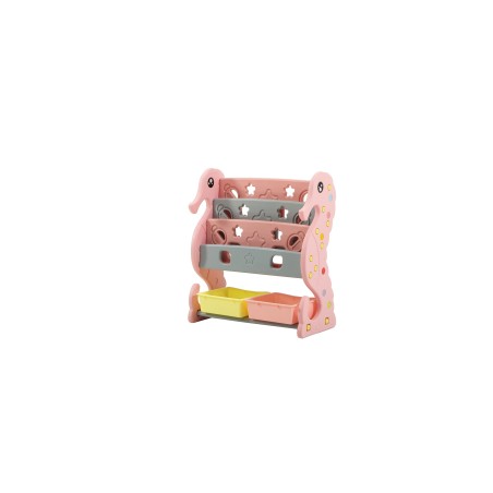 Scaffale per Giocattoli Portagiochi Mobiletto Multi Ripiano per Bambini con ceste