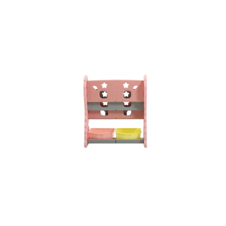 Scaffale per Giocattoli Portagiochi Mobiletto Multi Ripiano per Bambini con ceste