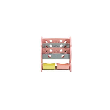 Scaffale per Giocattoli Portagiochi Mobiletto Multi Ripiano per Bambini con ceste