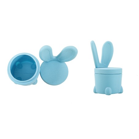 Sedia Portagiochi Bunny Rosa per Bambini Mobiletto 2 in 1 misure H53 x L32 x P32 