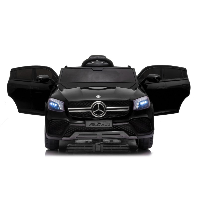 Auto Macchina Elettrica per Bambini 12V Mercedes GLC Coupè con telecomando nera
