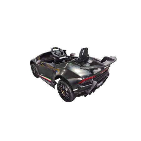 Auto Macchina Elettrica per Bambini 12V Lamborghini Huracán con Telecomando Porte apribili Led e suoni Mp3