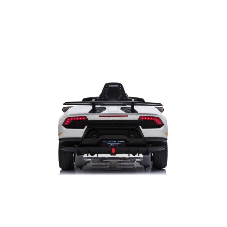 Auto Macchina Elettrica per Bambini 12V Lamborghini Huracán Bianca con Telecomando Porte apribili Led e suoni Mp3