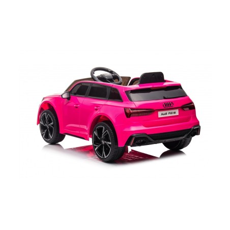 Auto Macchina Elettrica per Bambini 12V Audi RS 6 Sedile Pelle con Telecomando  