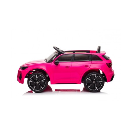 Auto Macchina Elettrica per Bambini 12V Audi RS 6 Sedile Pelle con Telecomando  