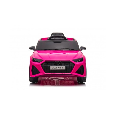 Auto Macchina Elettrica per Bambini 12V Audi RS 6 Sedile Pelle con Telecomando  