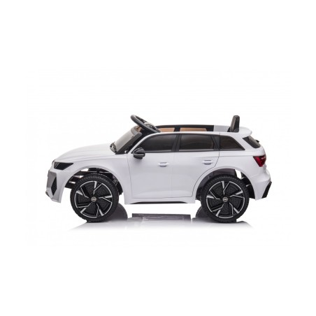 Auto Macchina Elettrica per Bambini 12V Audi RS 6 Sedile Pelle con Telecomando  
