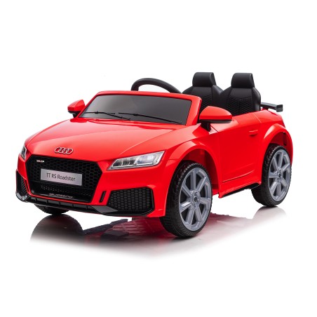 Auto Macchina Elettrica per Bambini 12V Audi TT RS Sedile Pelle con Telecomando  