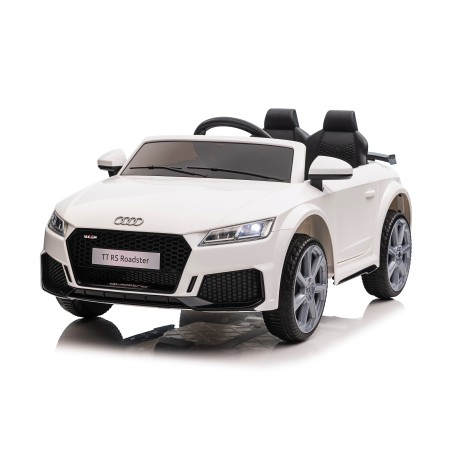 Auto Macchina Elettrica per Bambini 12V Audi TT RS Sedile Pelle con Telecomando  