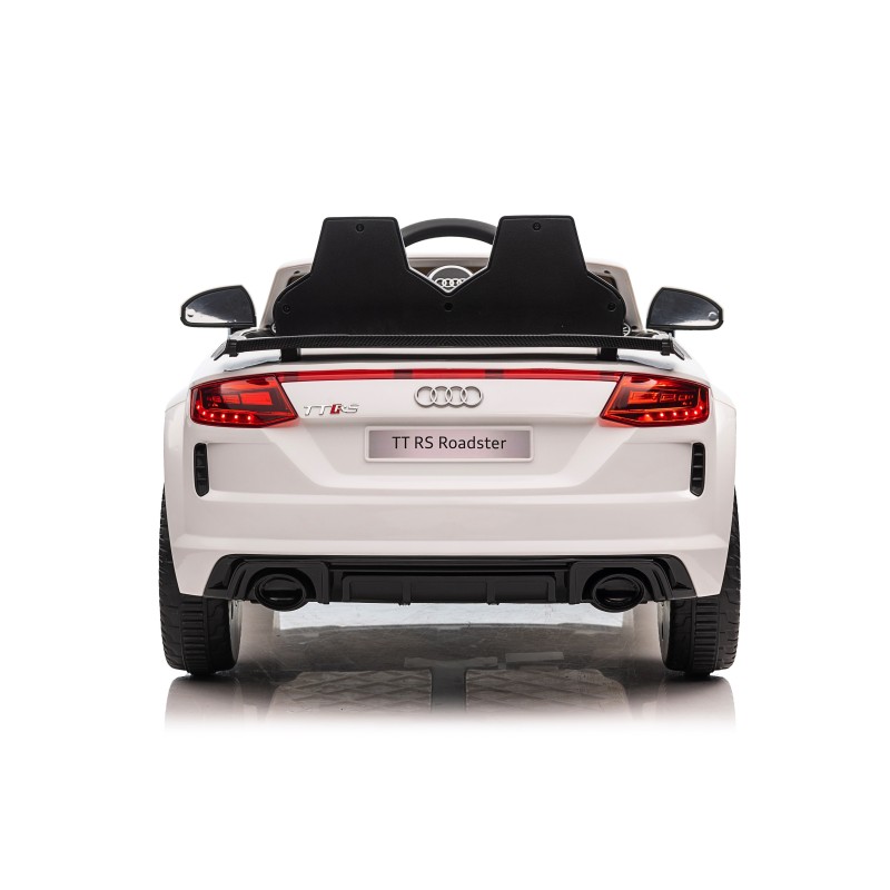 Auto Macchina Elettrica per Bambini 12V Audi TT RS Sedile Pelle con Telecomando  