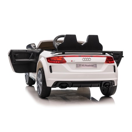 Auto Macchina Elettrica per Bambini 12V Audi TT RS Sedile Pelle con Telecomando  