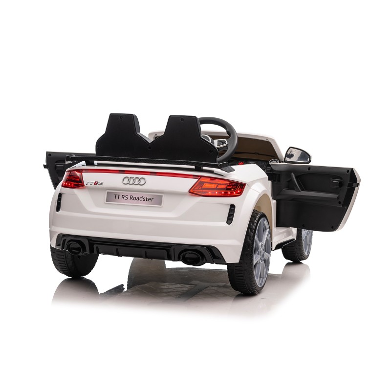 Auto Macchina Elettrica per Bambini 12V Audi TT RS Sedile Pelle con Telecomando  