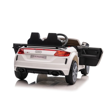 Auto Macchina Elettrica per Bambini 12V Audi TT RS Sedile Pelle con Telecomando  