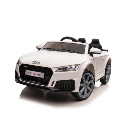 Auto Macchina Elettrica per Bambini 12V Audi TT RS Sedile Pelle con Telecomando  