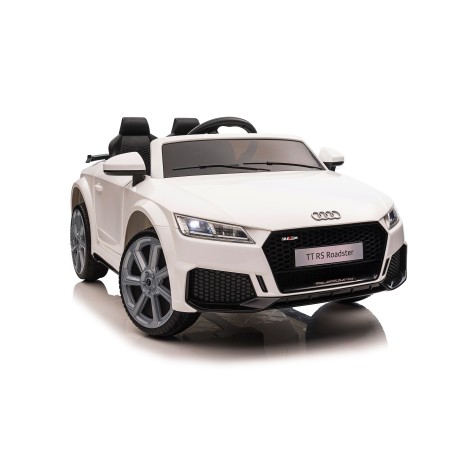 Auto Macchina Elettrica per Bambini 12V Audi TT RS Sedile Pelle con Telecomando  