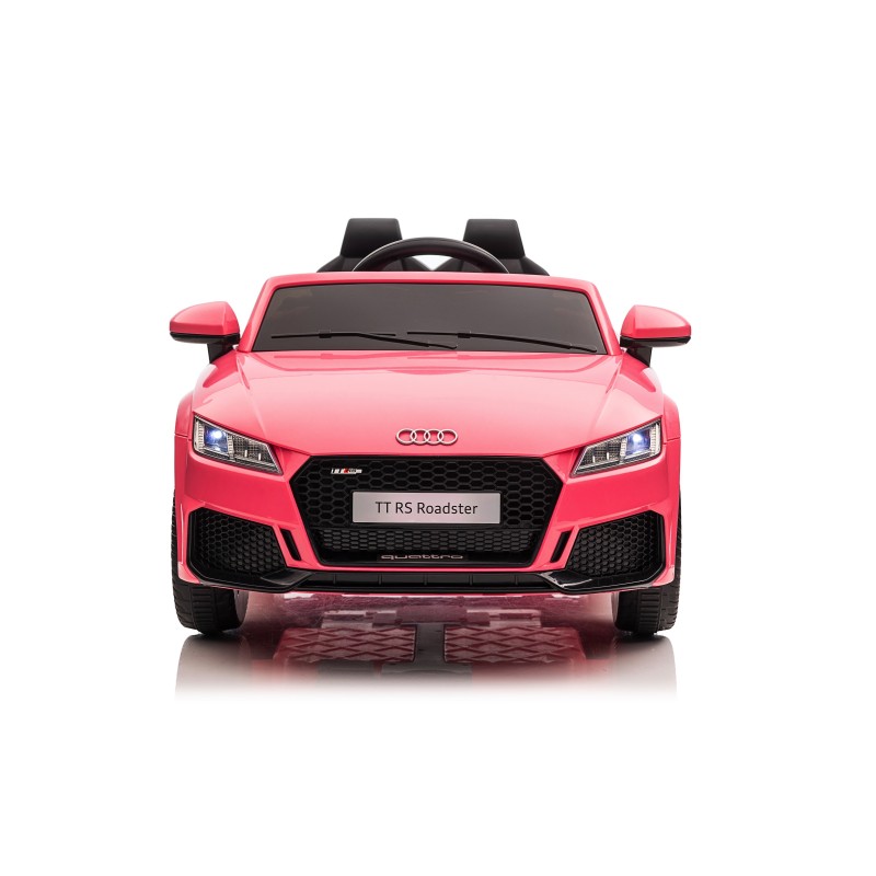 Auto Macchina Elettrica per Bambini 12V Audi TT RS Sedile Pelle con Telecomando  