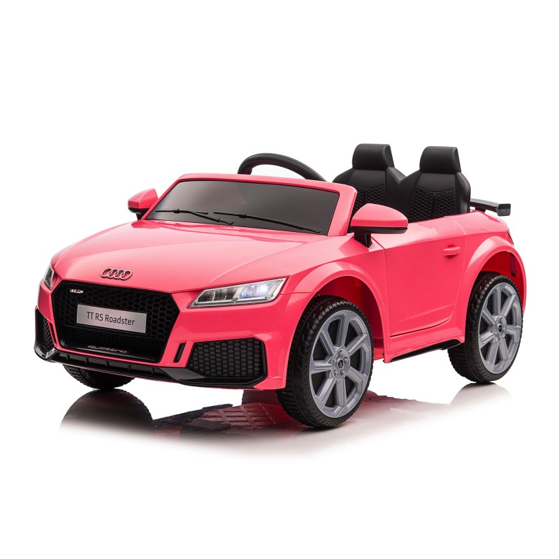 Auto Macchina Elettrica per Bambini 12V Audi TT RS Sedile Pelle con Telecomando  