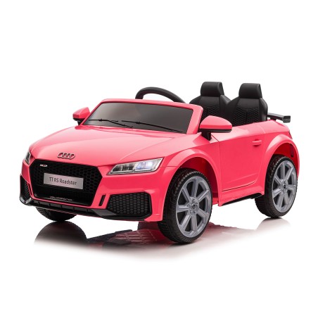 Auto Macchina Elettrica per Bambini 12V Audi TT RS Sedile Pelle con Telecomando  