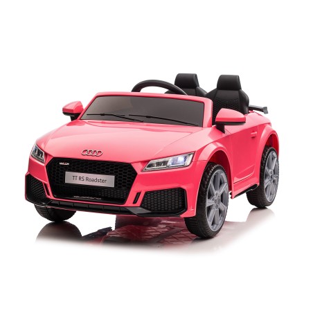 Auto Macchina Elettrica per Bambini 12V Audi TT RS Sedile Pelle con Telecomando  