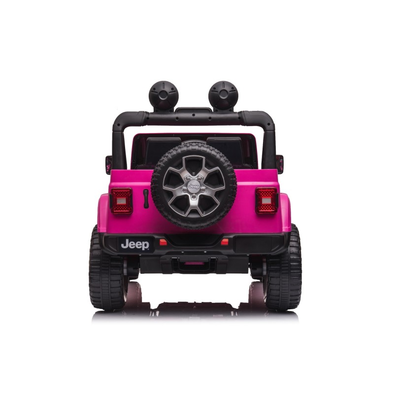 Auto Macchina Elettrica Jeep Wrangler Rubicon 12V per Bambini porte apribili Con telecomando Full accessori (Green)
