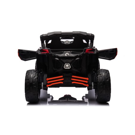 Auto Macchina Elettrica Jeep Wrangler Rubicon 12V per Bambini porte apribili Con telecomando Full accessori (Green)