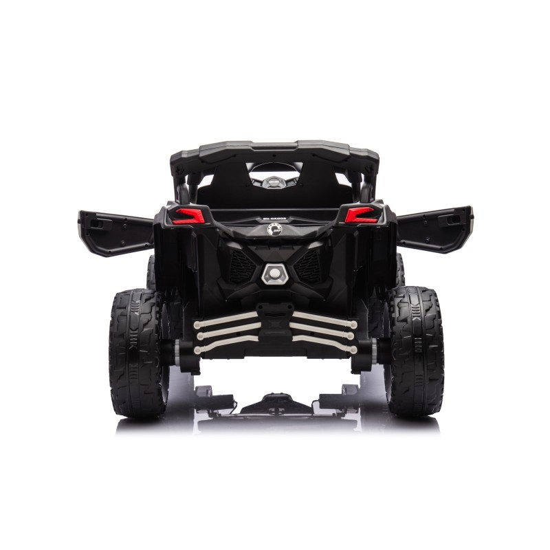 Auto Macchina Elettrica Jeep Wrangler Rubicon 12V per Bambini porte apribili Con telecomando Full accessori (Green)