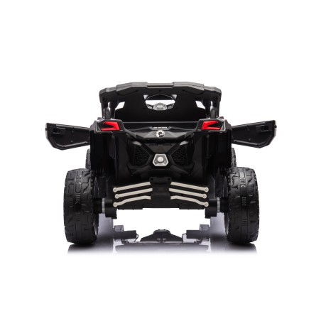 Auto Macchina Elettrica Jeep Wrangler Rubicon 12V per Bambini porte apribili Con telecomando Full accessori (Green)