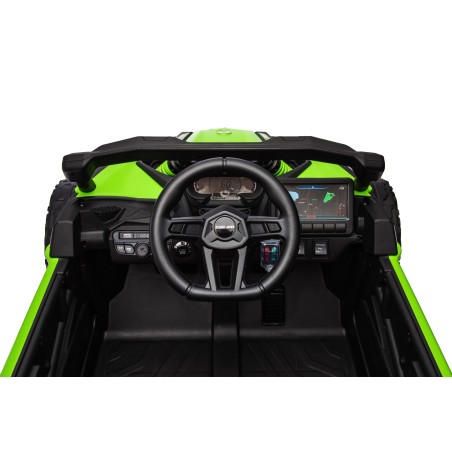 Auto Macchina Elettrica per Bambini 24V UTV CAN AM MAVERICK Telecomando 2 Motori da 200W Porte Apribili 