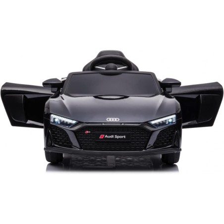 Auto Macchina Elettrica 12V NEW Audi R8 Spyder per Bambini Led MP3 con Telecomando Sedile in pelle Nera
