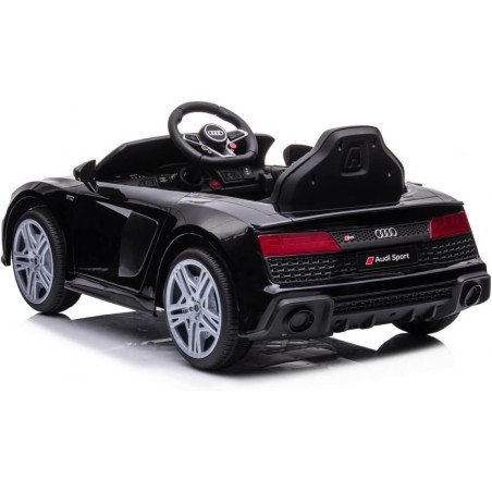 Auto Macchina Elettrica 12V NEW Audi R8 Spyder per Bambini Led MP3 con Telecomando Sedile in pelle Nera