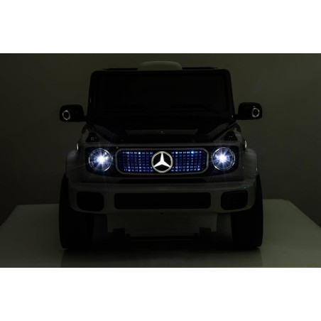 Auto Elettrica per Bambini  Mercedes EQG 63 Concept 12V Ruote in Gomma Full Optional Sedile Pelle Porte Apribili Telecomando